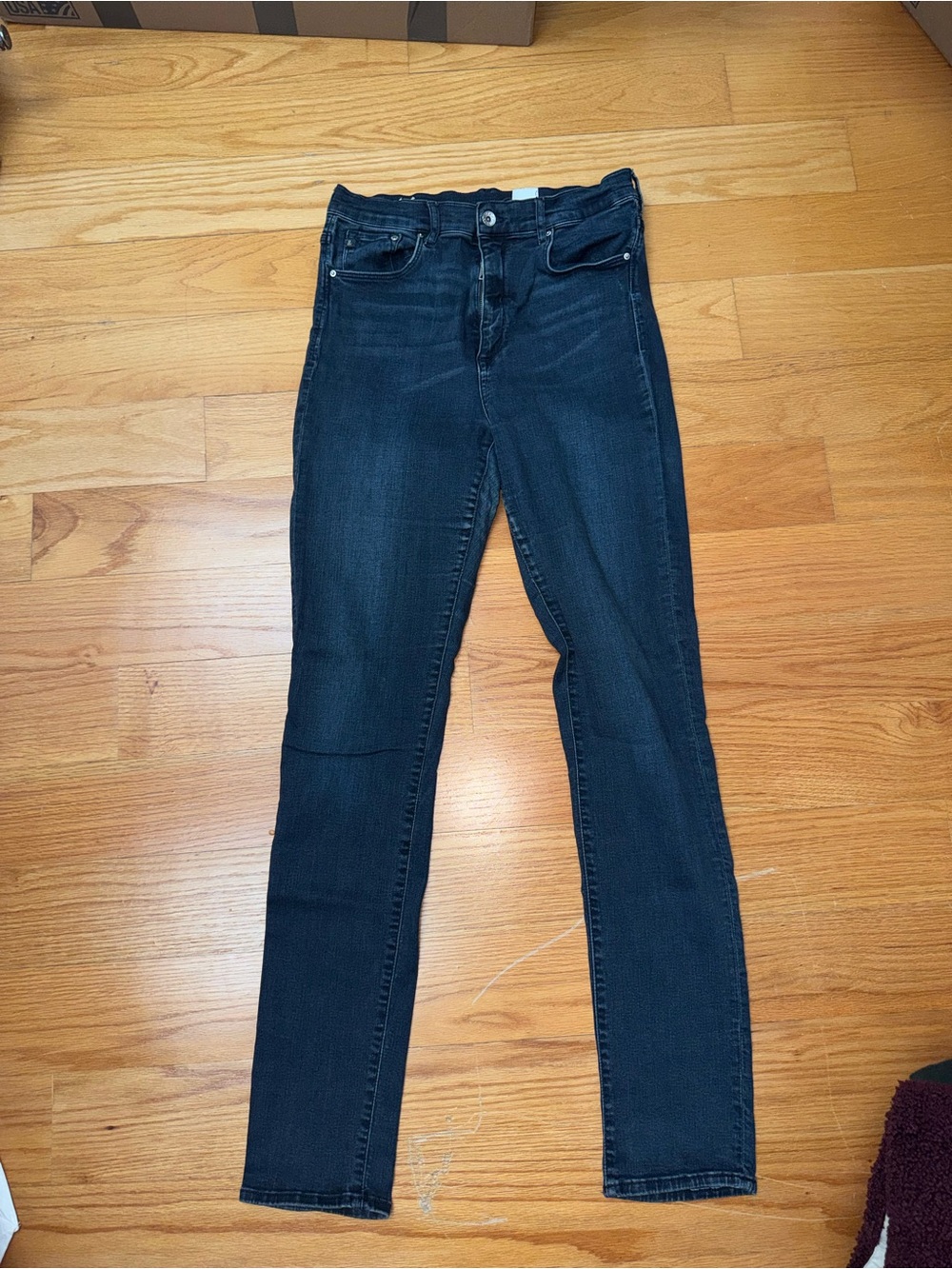H&M Dark Indigo High-Rise Skinny Jeans - Women